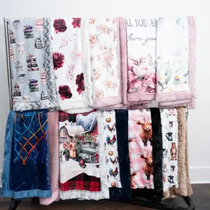 50x60 Inches - Handmade Minky Blankets - Live Sale Collection-150-170
