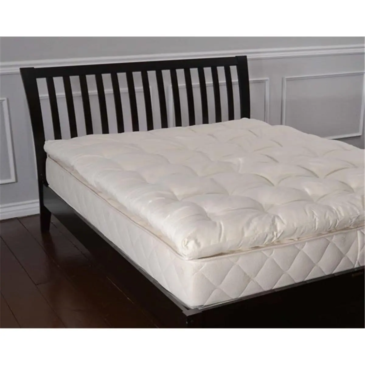 212 MAIN Queen Size Hand-Tufted Wool Mattress Topper - Heavy Weight, All Natural Wool, Extra Thick, Enhanced Sleep Support for Queen Size, All Natural, Cloud, Comfortable Mattresses, Queen Size Mattresses