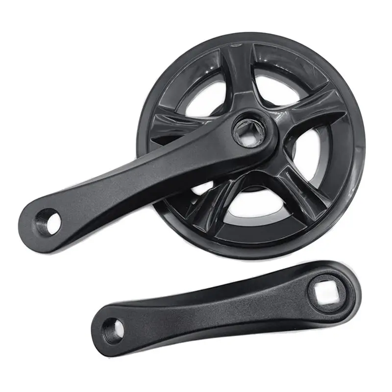 Aluminum Alloy 32-Teeth Gear Bicycle Single-Speed Crankset - 127MM Cover, Modified Tooth Plate for Folding Bikes, 1 x Crank Set for P8 Large/Row Bikes, Household Appliance Parts & Accessories