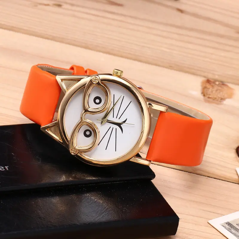 Unisex Cartoon Mechanical Wrist Watch, Fashion Accessory for Children