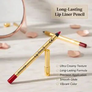 Lip Liner Pencil With Ultra Creamy And Long Lasting Formula + Precise Application + Vibrant Color