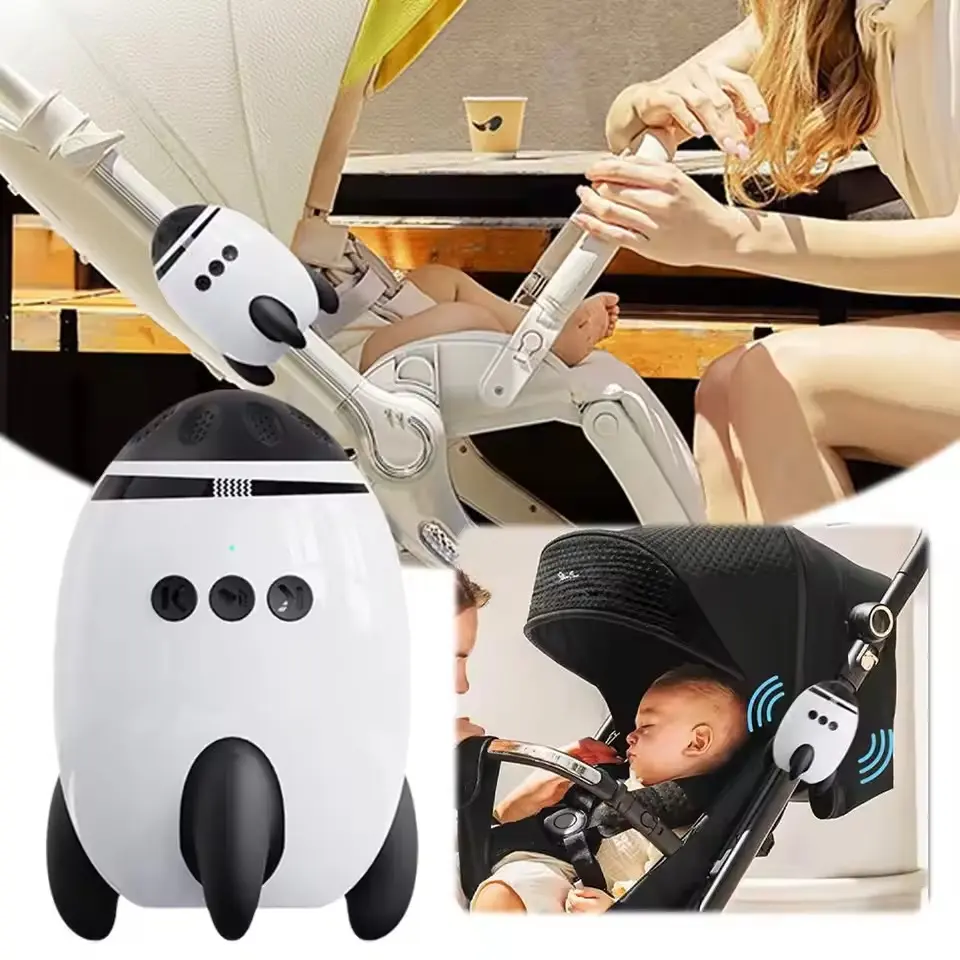 Portable Baby Sleep Soother, Rechargeable Newborn Baby Cradle, Adjustable Vibration Modes, 11 Adjustable Lullaby Music, Ipx4 Waterproof, Perfect Gift