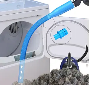 Dryer Vent Cleaner Kit Vacuum Attachment - Multiple Combinations V1 Lint Remover Power Washer and Vacuum Hose Quickly Removes Lint