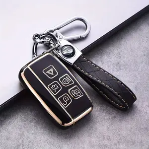 car bracket TPU Car Remote Key Fob Cover Key Fob Case for LAND for RoveR for Range for RoveR for Sport for Velar for Evoque for Freelander for Discovery for JAGUAR