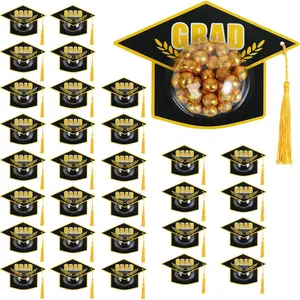 30 Pack Graduation Cap Candy Card Class of 2026 Graduation Candy Box Graduation Decorations Party Favors Graduation Cap  Box with Tassel