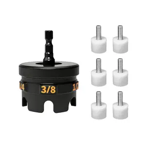 Quick-Release Nut Zipper Drill Attachment, Impact Drill Accessory, Fits 0.64cm & 1.27cm Thread Rods, Screwdriver Tool, Tool Accessories