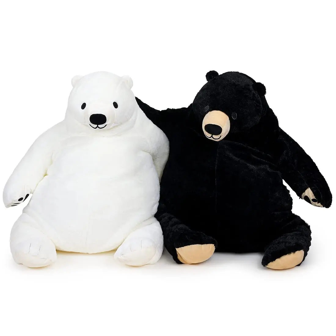 Chubbyjoy Djungelskog Giant Weighted Stuffed Animal Teddy Bear - 23in/23.6in/31in/39in/60cm Unisex Super Soft Fluffy Safe Material Plush, Animal Shaped Stuffed Toy Hugging Pillow, Aesthetic Room Plush for Kids, Christmas Gift