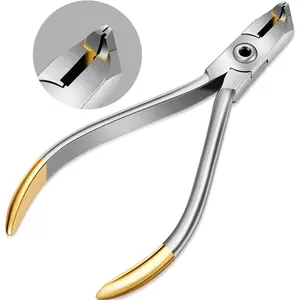 Braces Wire Cutter Hard Pliers Removal Tooth Pulling Kit Tool for Cutting Titanium Alloy Archwire(Distal End Cutter,1 Pack)