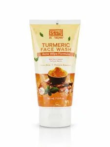 Al-Taqwa Turmeric Face Wash All Natural Moisturizing Body Wash for Radiant Skin Care with Real Black Seed Extract Gentle Formula for Daily Cleansing Moisturize Hydrating