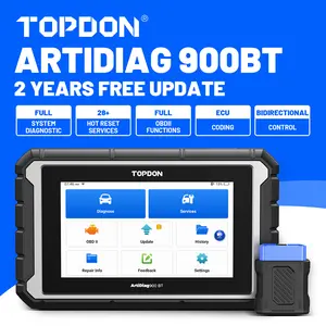 2025 TOPDON AD900BT OBD2 Diagnostic Tool Bidirectional Scanner, Full ECU Coding Active Test, Car Full System Diagnostics Provides 28+ Services, Free 3-Year Update Repair Vehicle Automotive