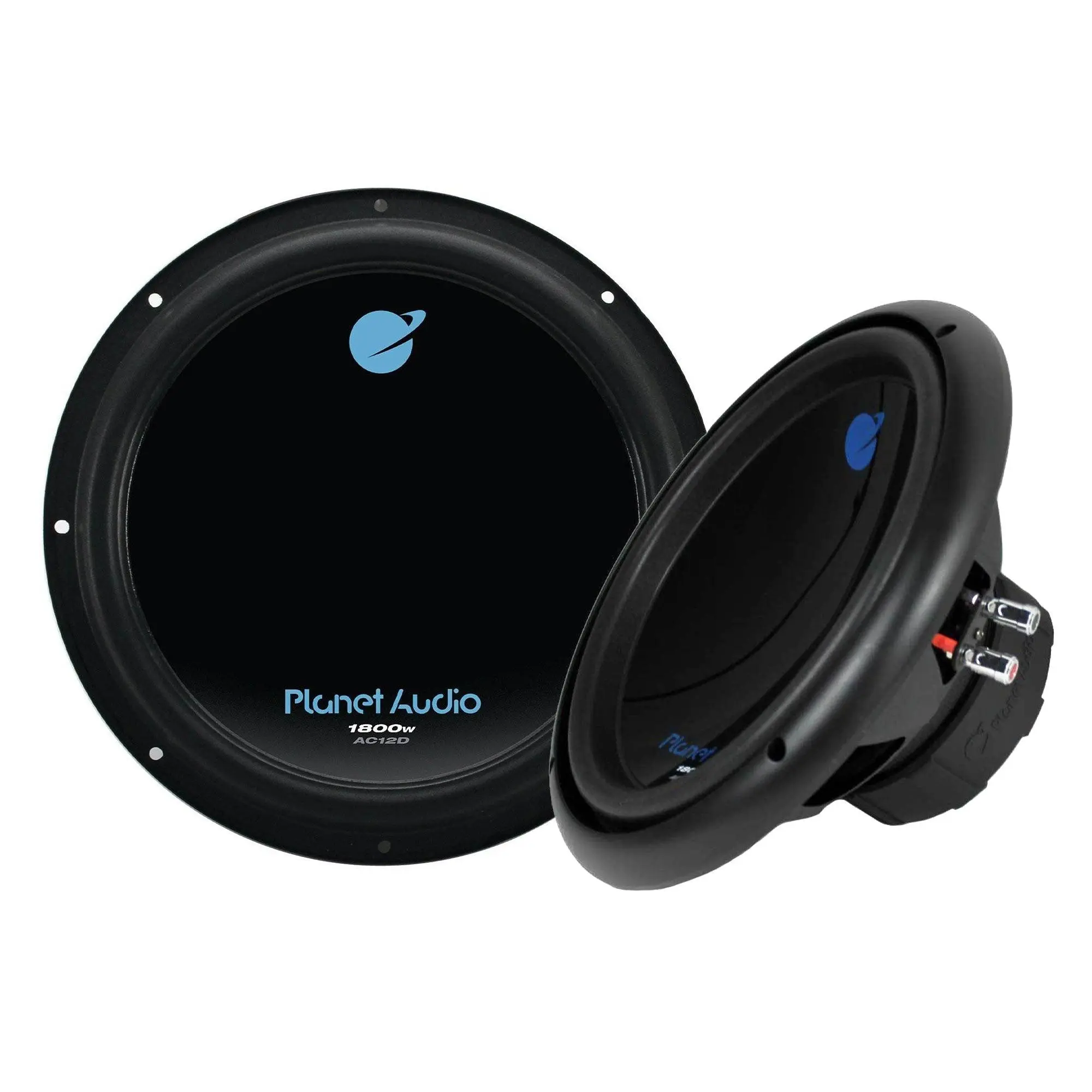 Planet Audio AC12D 12" 1800 W 4 Ohm Dual Voice Coil Car Audio Subwoofer (2 Pack) Planet Audio AC12D 12" 1800 W 4 Ohm Dual Voice Coil Car Audio Subwoofer (2 Pack)