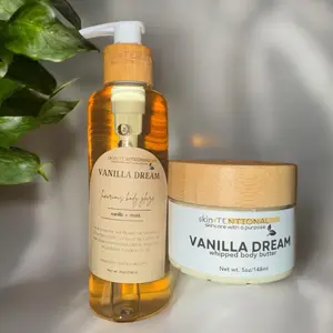Vanilla Body Butter and Body Oil for Soft Glowing Skin - Body Care - Cosmetics