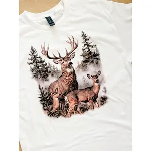 Men's Vintage Deer Graphic Tee