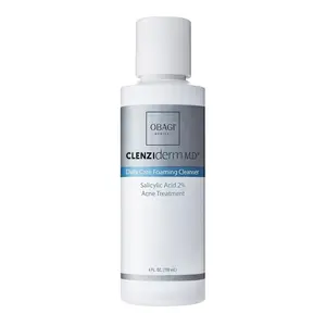 Obagi CLENZIderm Foaming Cleanser – with 2% Salicylic Acid for clear pores and acne control