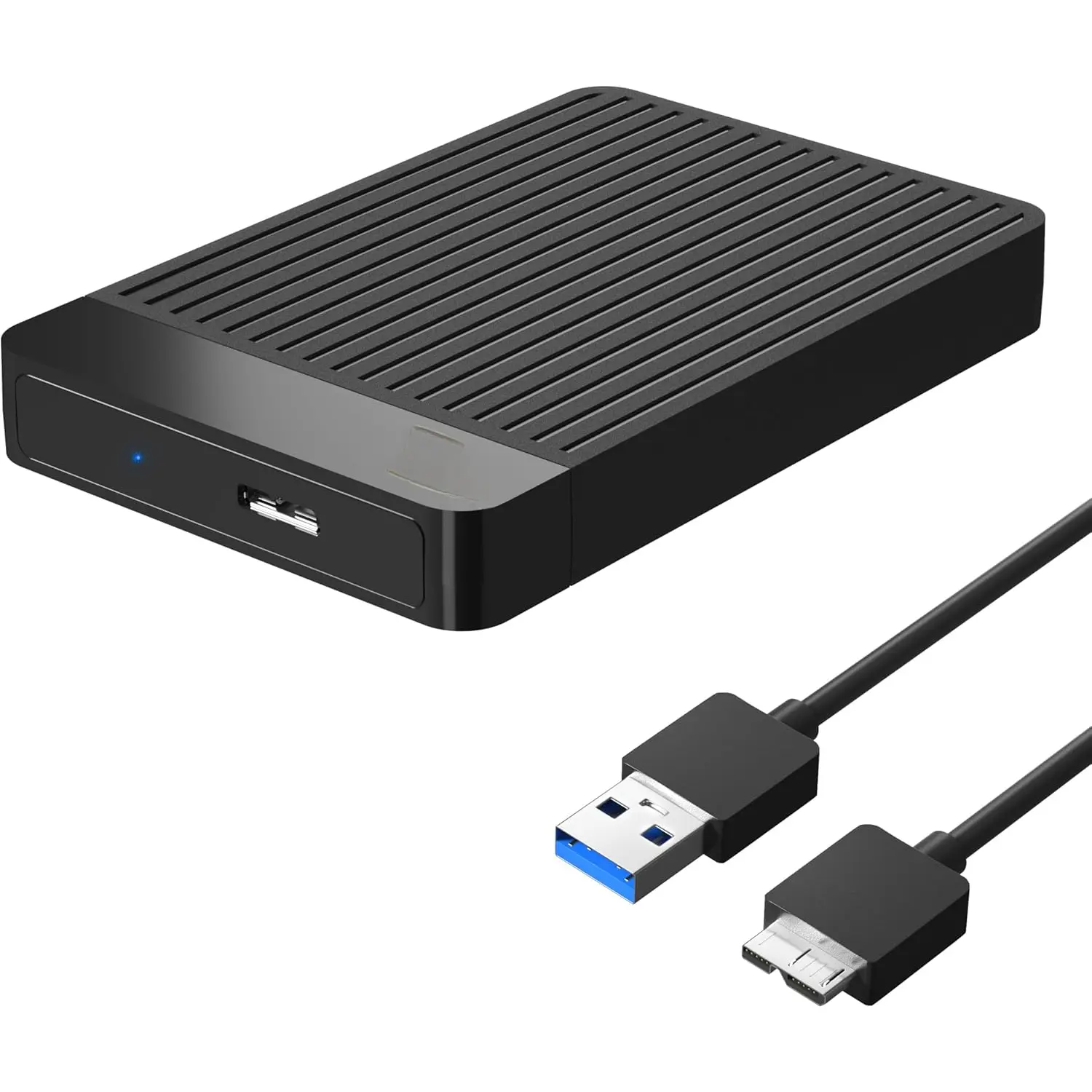 1TB Ultra Slim Portable External Hard Disk Drive 2.5'' USB 3.0 HDD Storage for , PC, Laptop, PS4,  one