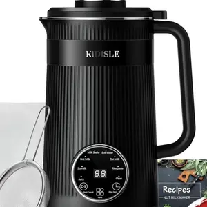 KIDISLE 32oz Automatic Soy Milk Machine for Homemade Almond Oat Coconut Soy Plant Based Milks with Delay Start Keep Warm Self Cleaning Functionality
