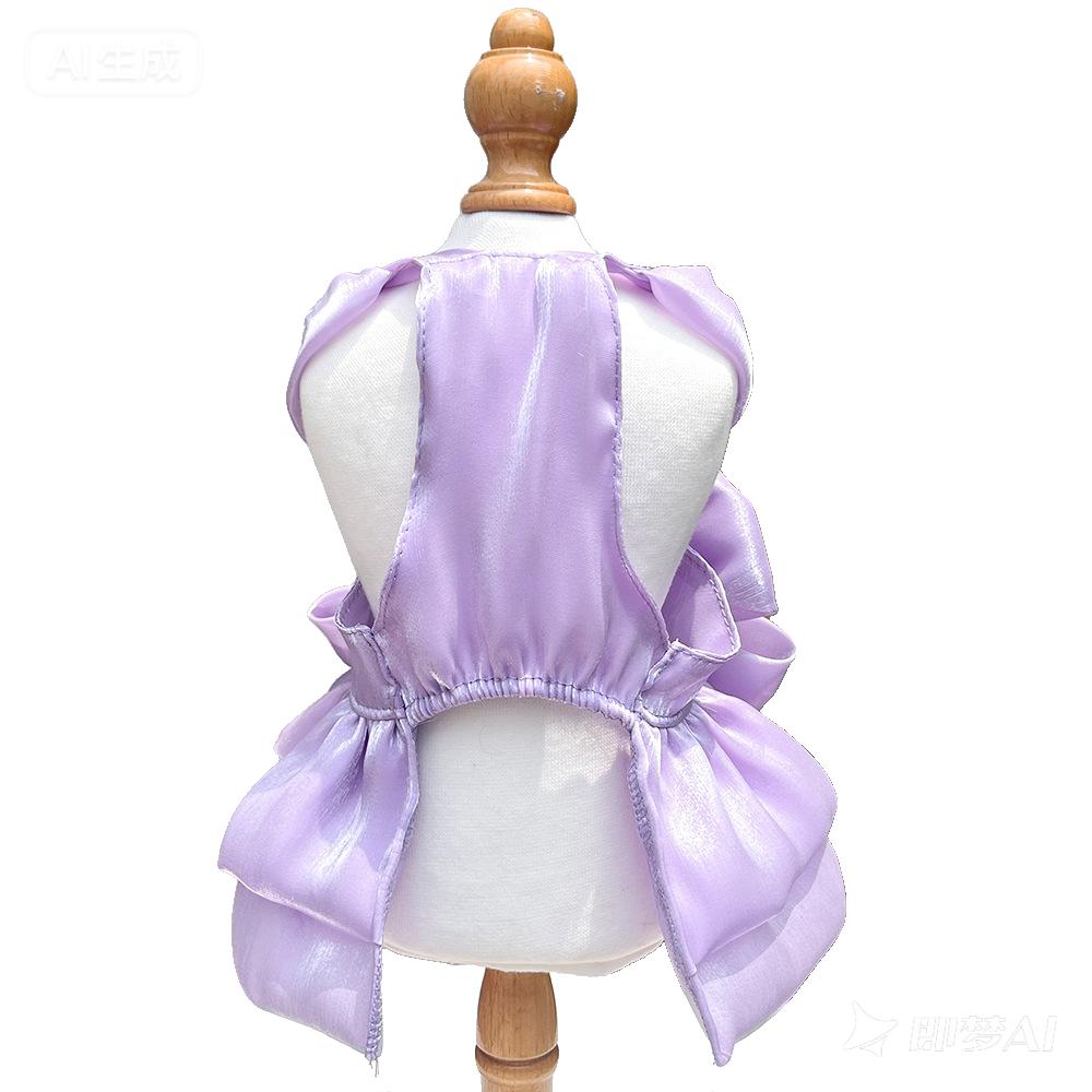 Pet Clothes Dog Cat Princess Dress Sleeveless Cute Pretty Costume AL786853060033