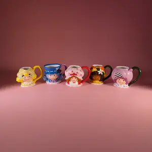 Strawberry Shortcake and Friends Figural Mugs Set of 5