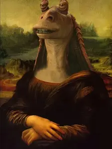 NOT The Mona Meesa Trendy Funny Wall Art Poster Home Decor Wall decor MEME Poster Artistic Print Room Decoration farmhouse fine living artwork study gift fun animal modern abstract