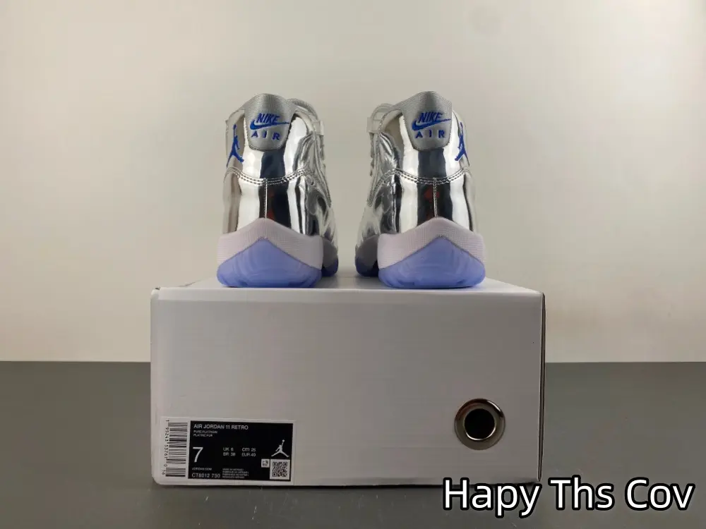 Metallic Mirror Mid Top Athletic Sneakers | Shiny Reflective Upper | Frost Blue Transparent Anti-slip Sole | Street Daily Outfits & Indoor Ball Sports | Shock Absorbing Midsole Eases Long-time Walking