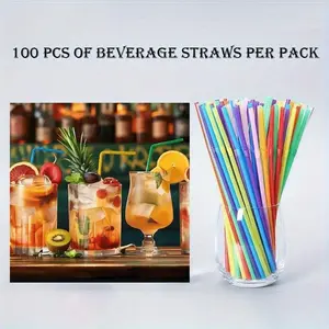 Straw | Flexible design, suitable for whiskey, milk tea, travel cups, Drinking Straw