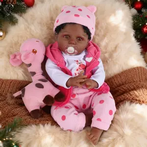 20 Inches Reborn Doll Girl with Cute Face Realistic Hand-Painted Resurrection Doll for Collection Festival BirthdayHalloween Perfect Christmas Gift for Children Aged 3 andAbove