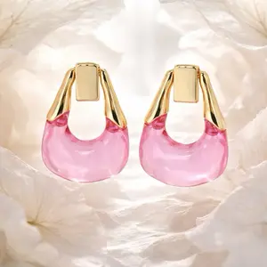 Let’s Be Clear- Drop Hinge Earrings