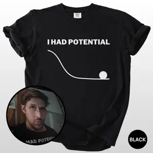 Dr. Grace’s “I Had Potential” Project Hail Mary T-Shirt, Jazz Hands Graphic Tee, Sci-Fi Book Lover Gift, Vintage Washed Unisex Shirt
