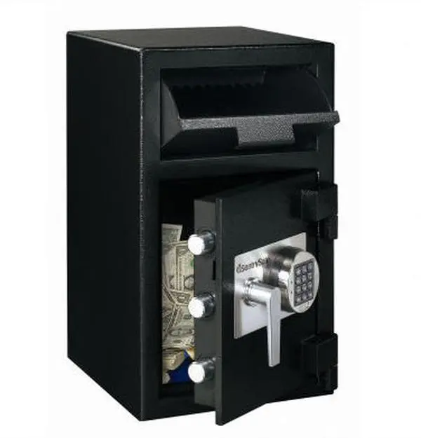 SentrySafe DH-109E Smart Safe, 24 in.H Front-Loading Depository Safe for Office Use, Smart Safe Safes