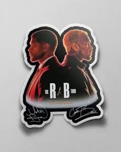 (Set of 2,3,5 pcs) Music Tour Sticker, R&B Concert Fan Decal, World Tour Graphic Sticker Pack for Laptop or Water Bottle