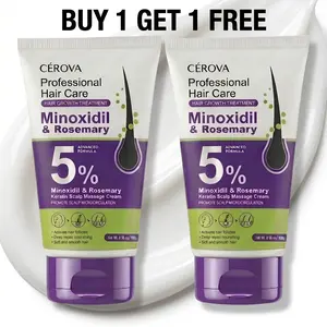 【New Arrival 】CEROVA 5% Minoxidil & Rosemary Hair Growth Foam for Men & Women Anti Hair Loss Treatment with Keto & Ginger Root Extract Gel Keratin Nourishing Essence - Haircare