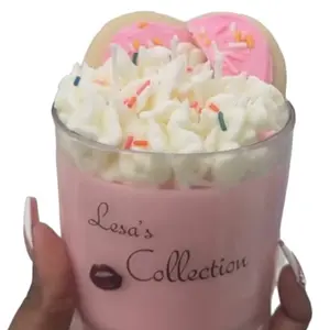 Large Frosted sugar cookie 3-D candle