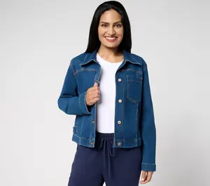 AnyBody Casual Denim Jacket