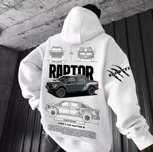 #Ford Raptor Hoodie, Back Print 90s Car Shirt Menswear Top, Unisex Trending Tee, Sweatshirt