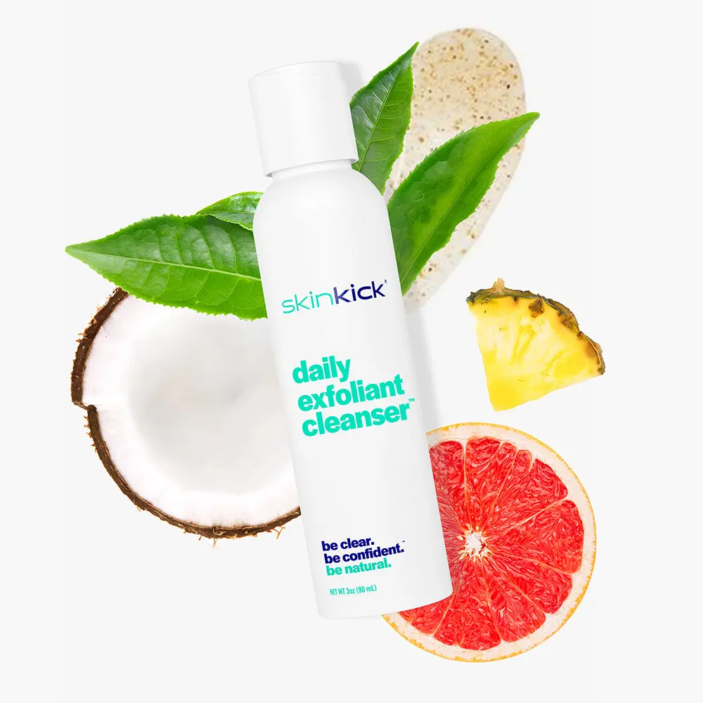 Daily Exfoliant Cleanser: Gentle 4-in-1 Face Wash for Clear, Smooth, Radiant Skin
