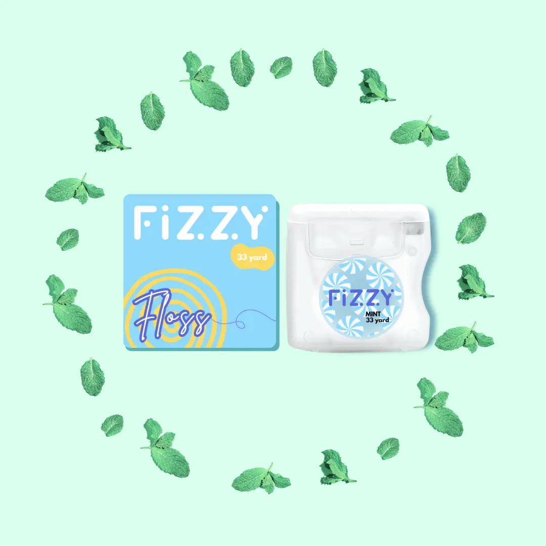Fizzy Oral Care Floss, BPA-Free, Coconut Flavor/Mint Flavor