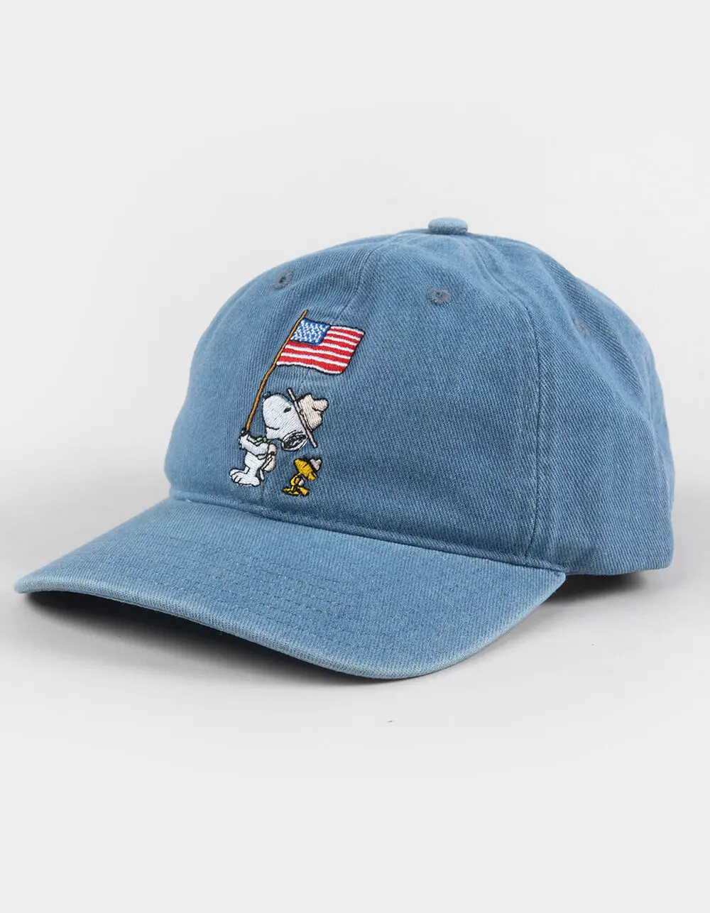 RSQ x Peanuts Denim Womens Strapback Dad Hat