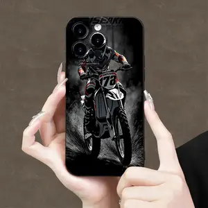 Matte Texture Phone Case Suitable for Extreme Sports and Motorcycle Culture Enthusiasts, with Anti-drop and Shockproof Protection, Compatible with iPhone 16e/XS/X/11/12/13/14/15 Pro Max/Plus 17Air, Best Birthday and Holiday Gift for Boyfriend MS38