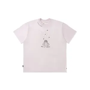 POP MART Hirono Living Wild - Freedom Island Volcano Print Tee