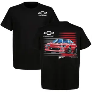 Chevrolet Camaro T-Shirt, Classic Red Camaro Graphic Tee, Vintage Muscle Car Shirt for Chevy Fans, American Sports Car Tee for Car Lovers