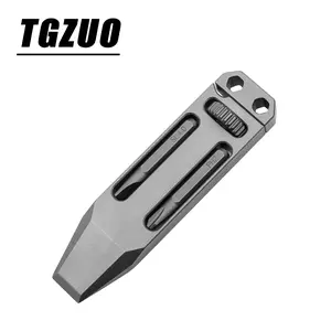 Multifunctional Portable Titanium Alloy Pry Bar, Camping Hiking Emergency Edc Tool, Compact Multi-Tool for Outdoor Adventures, Outdoor Equipment, Outdoor Multifunctional Tools