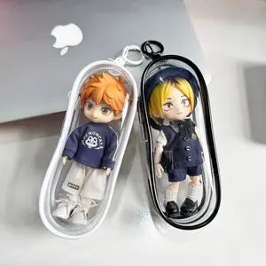 2pcs Ob11 Upgraded Reinforced Transparent 1/12 Bjd Doll Carrying Case Storage Display Box Gsc Nendoroid Collectible Travel Protection