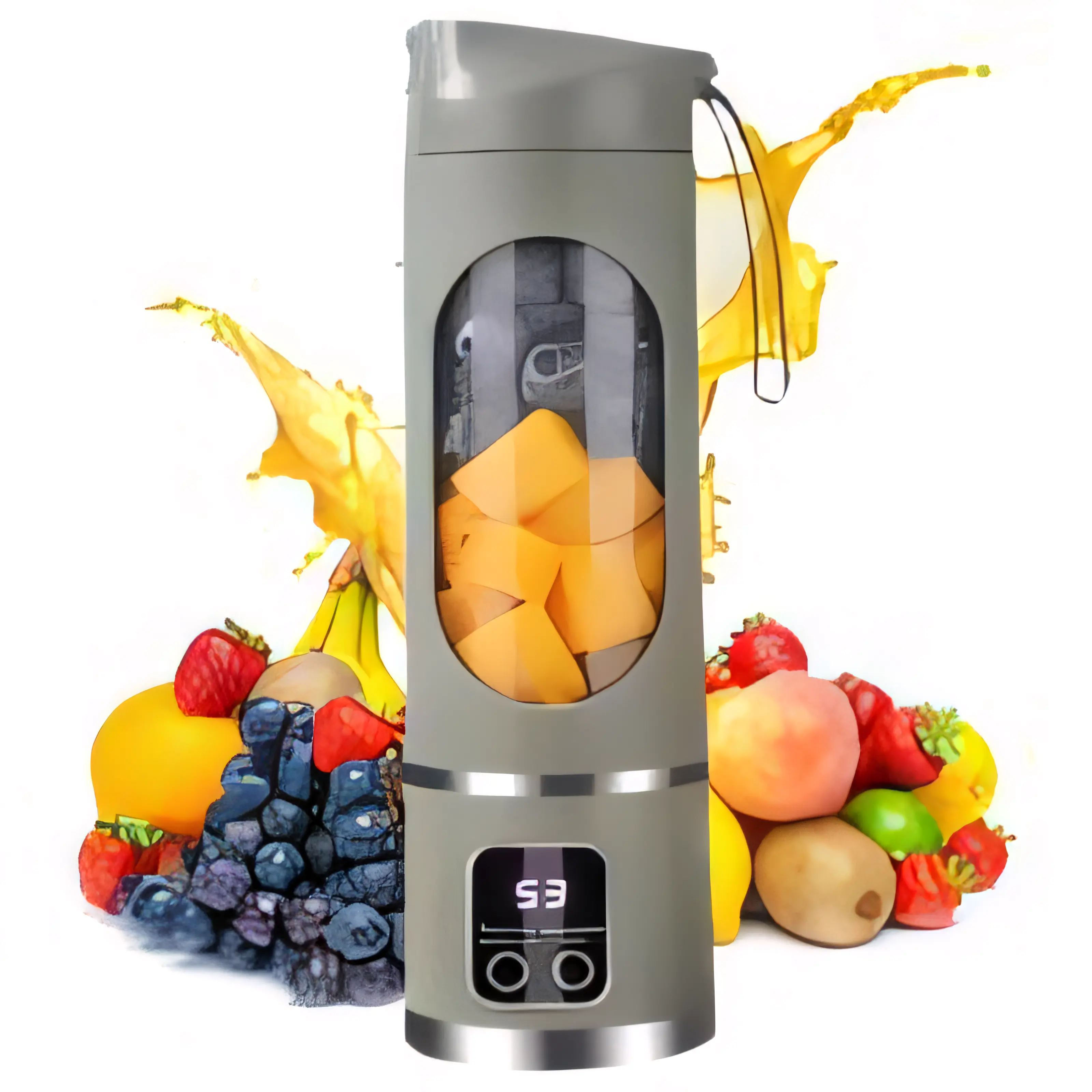 Digital Multi-Mode Juicer Blender – Smart LED Display, Diet-Friendly & Leak-Proof Design for Smoothies, Ice Shakes, Fresh Juice & Baby Food, Portable for Home, Office & Travel