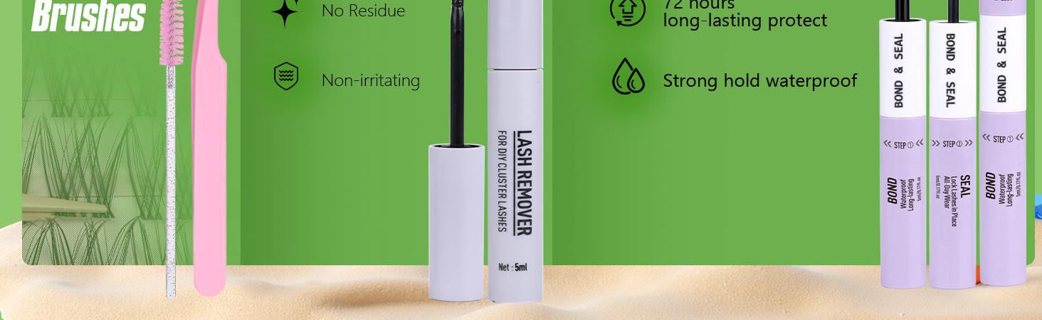 Geeneiya Lashes Waterproof DIY Lash Extension Kit, 8-18MM Wispy Lash Clusters Kit,Ultra-thin Soft Band Eyelash Extension Kit with Waterproof Lash Bond and Seal,Lash Remover,Tweezers for Girls Gift Makeup Cosmetic (Flora/ Venus/ Manga)TikTokShopBlackFriday