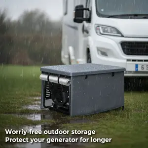 Generator Cover, 38×28×27 in, Waterproof, Tear and Abrasion Resistant Oxford Fabric, Outdoor & Camping Protection, All-Weather Heavy Rain Cover