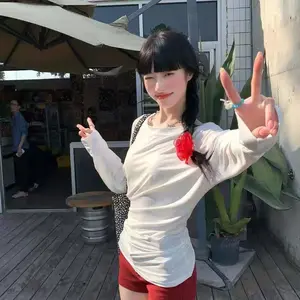 Nude Ruched Long-Sleeve Top - Sleek & Flattering Minimalist Style, Soft Fabric, Round Neckline, Versatile for Layering and Casual Wear - Womenswear, Blouses, Fitted, Jackets, Everyday, Chic, Cardigans, Love