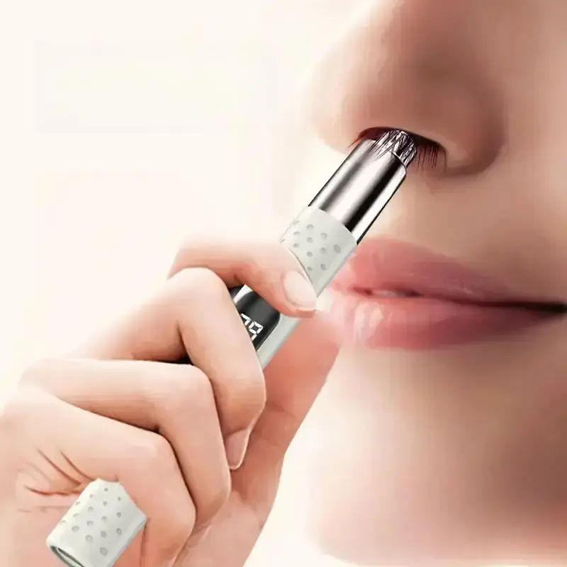 ortable Electric Nose Hair Trimmer for Men and Women, No Pulling Compact USB Rechargeable Trimmer, Suitable for Nose, Eyebrow and Ear Hair Trimming