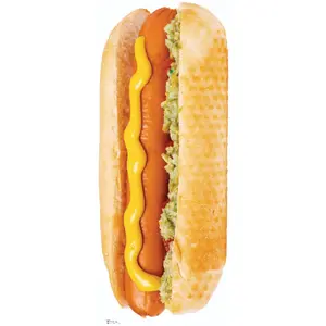 212 MAIN Advanced Graphics Life-Size Hot Dog Corrugated Cardboard Stand-Up Cutout, Party Decorations, Wall-Mount Home Decor Item