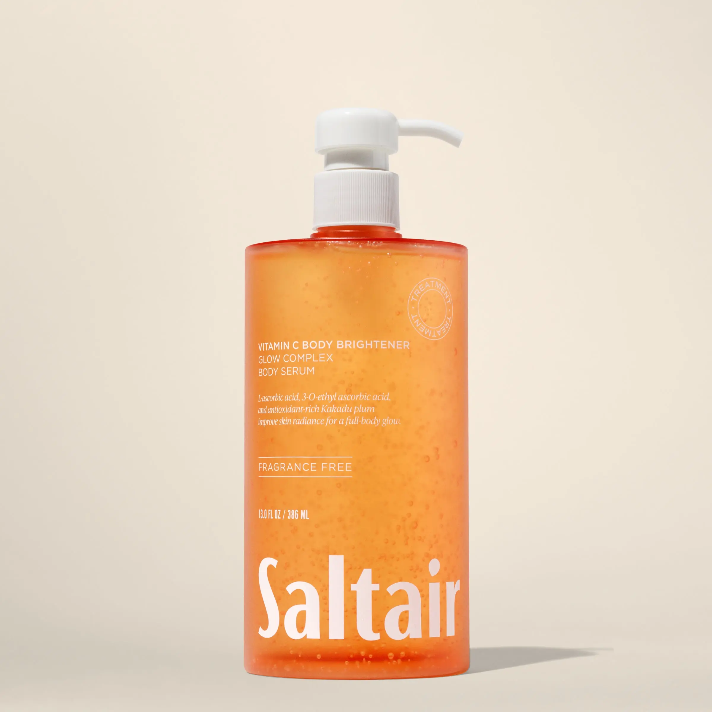 Saltair Vitamin C Body Serum for Glowing & Brighter Skin - Glow Complex Body Brightener with Kakadu Plum & Glycerin - Lightweight, Fast-Absorbing Treatment - 13 fl oz