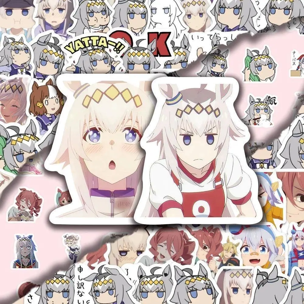 100Pcs Anime Cinderella Gray Stickers Uma Musume Cinderella Gray Decals DIY Laptop Phone Notebook Suitcase Iconic Stickers